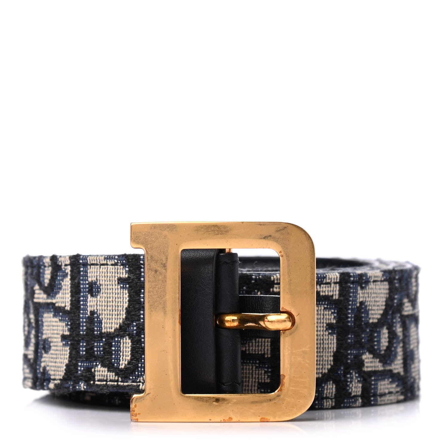 Christian Dior Oblique 35mm Diorquake Belt 85 Blue Multi 1 of 4