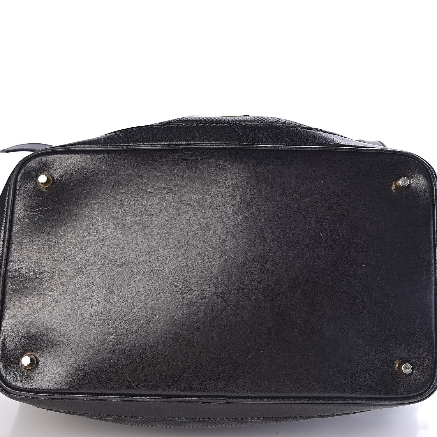Burberry Calfskin Perforated Ellers Satchel Black 15 of 31