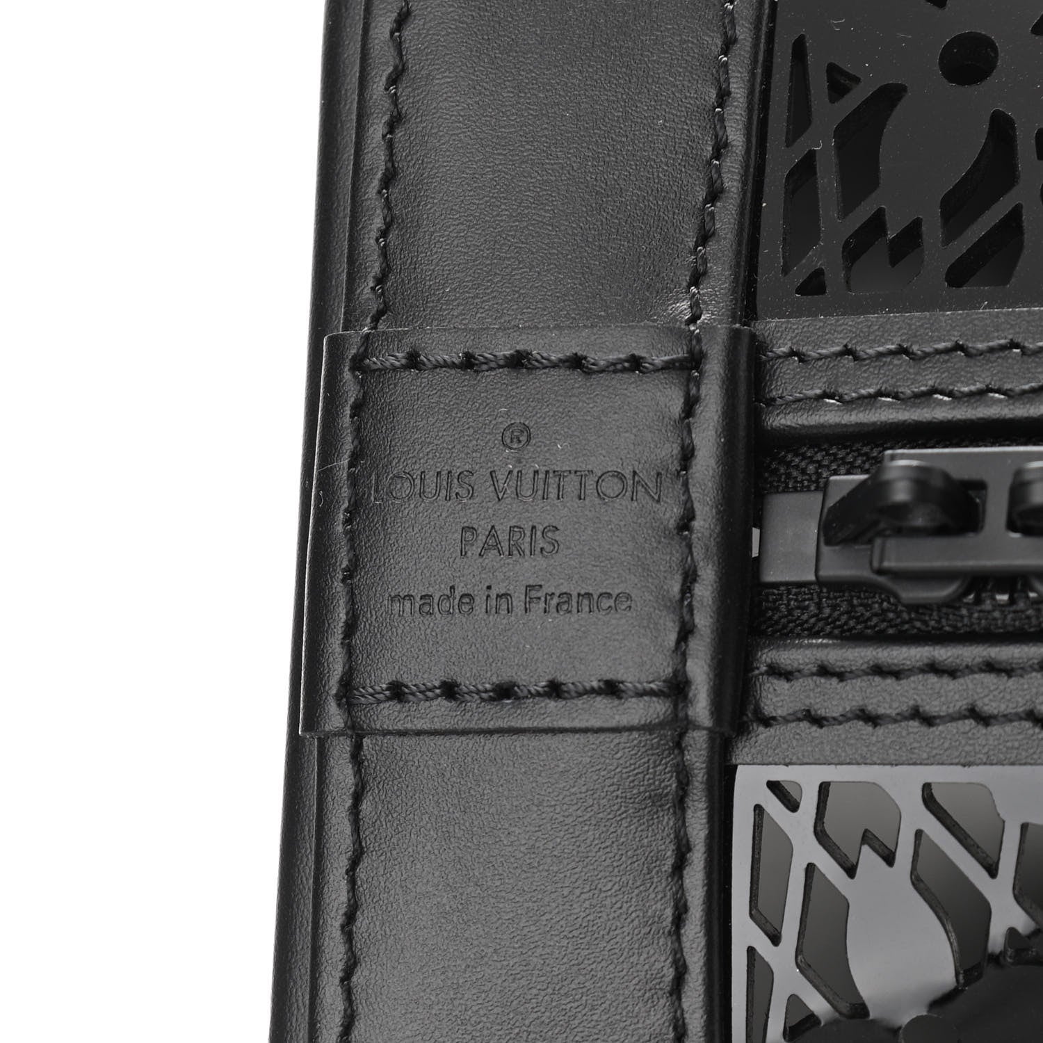 Louis Vuitton Patent Calfskin Laced Monogram Alma PM Black 6 of 9