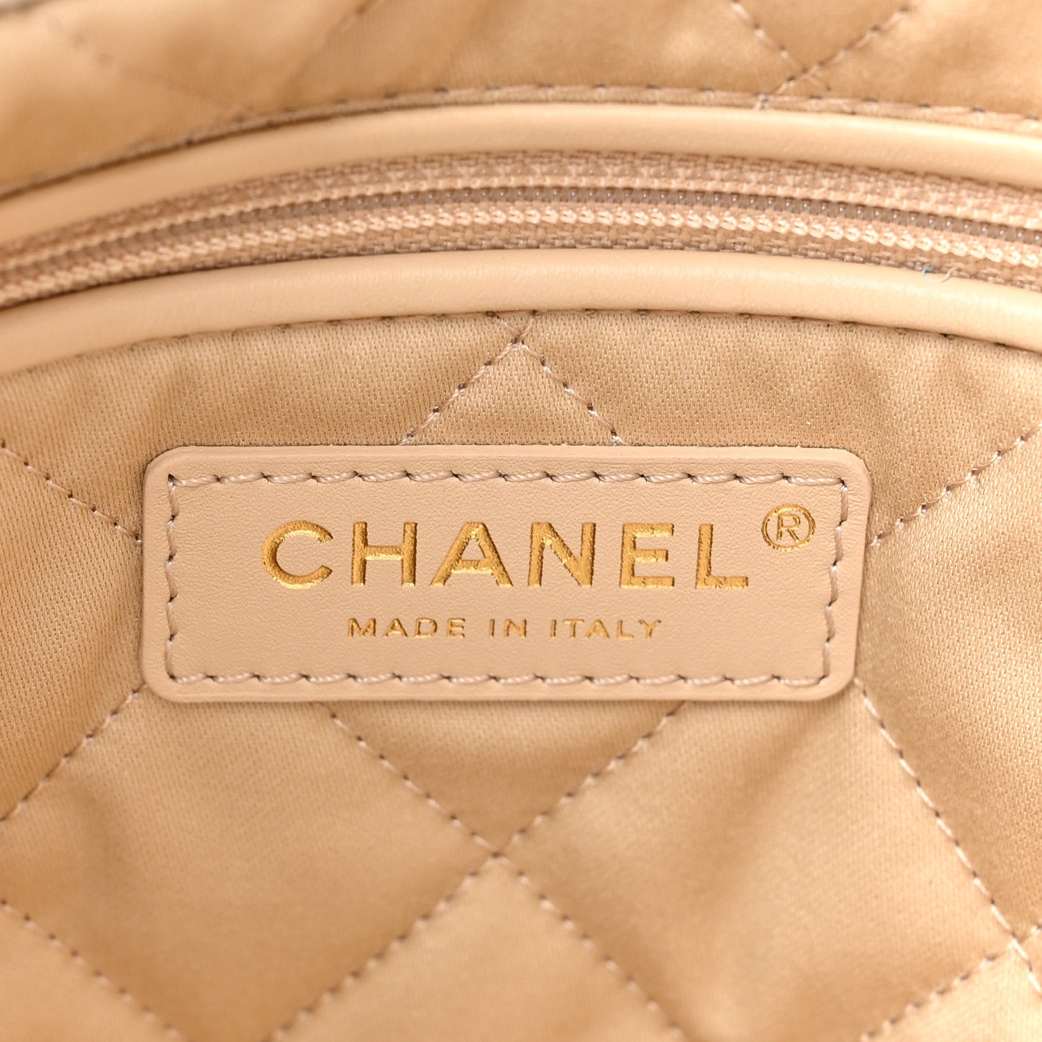Chanel Shiny Calfskin Quilted Small Chanel 22 White 9 of 12