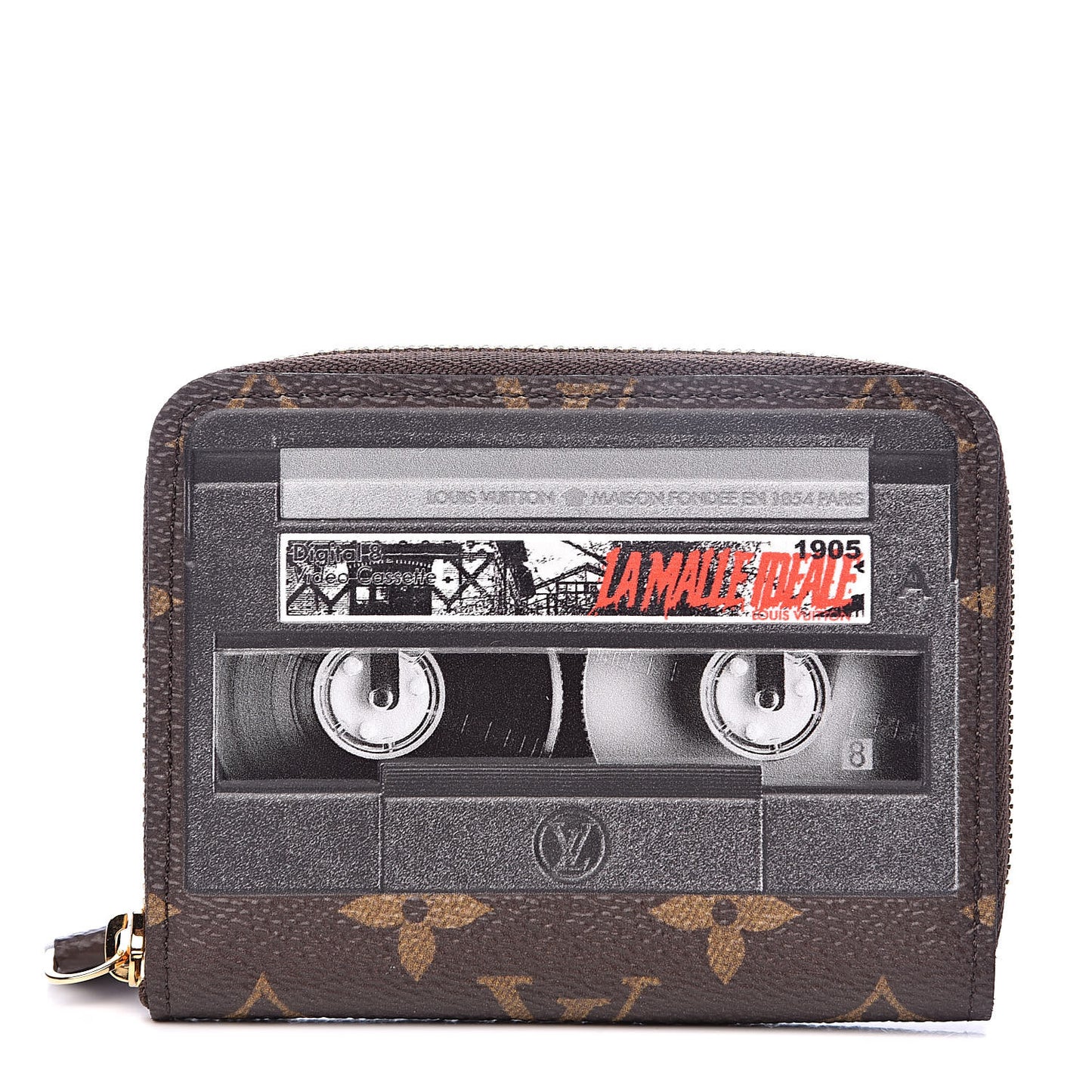 Monogram Video Tape Zippy Coin Purse Wallet