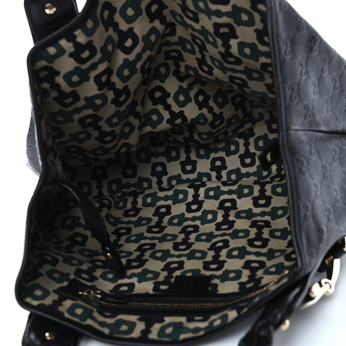 Guccissima Medium Pelham Shoulder Bag Black