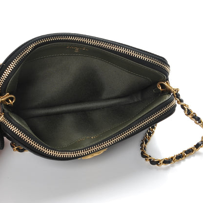 Chanel Caviar Quilted Small Boy Clutch With Chain Black 5 of 9