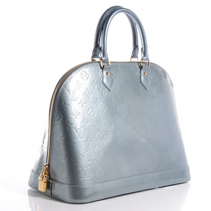 Louis Vuitton Vernis Alma GM Givre 3 of 7