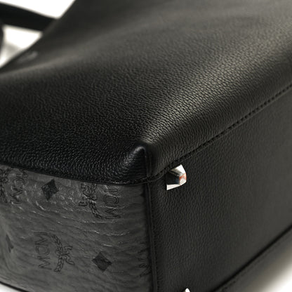 MCM Grained Calfskin Visetos Medium Sarah Hobo Black 8 of 17