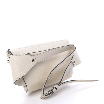 Valentino Garavani Grained Calfskin Rockstud Belt Bag Light Ivory 3 of 10