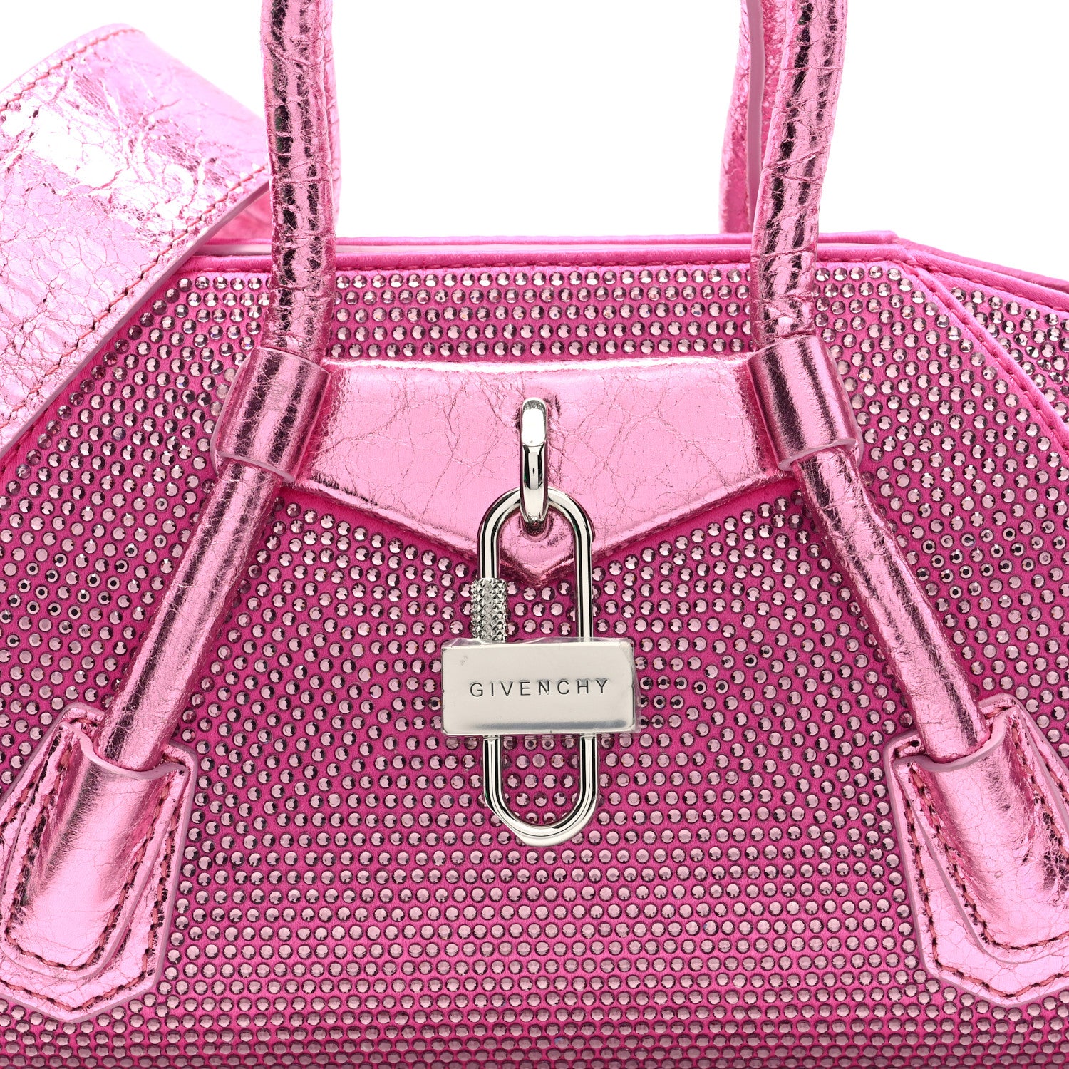 希少✨ GIVENCHY 2way ハンドバッグ ナイチンゲール ピンク Givenchy Pink Goatskin Leather Micro Nightingale Bag | Yoogi's Closet