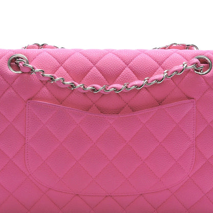 Chanel Iridescent Caviar Quilted Medium Double Flap Pink 8 of 8