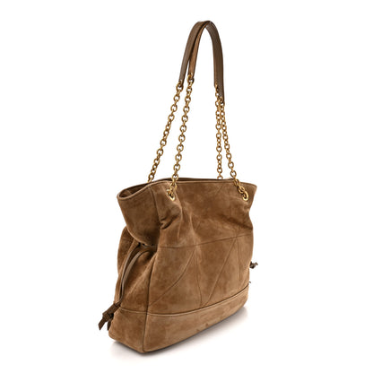 Saint Laurent Suede Small Jamie Shopping Tote Golden Leaf 4 of 11