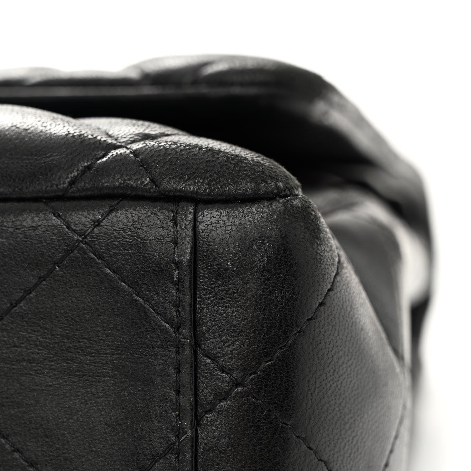 Chanel Lambskin Quilted Maxi Double Flap Black 11 of 11
