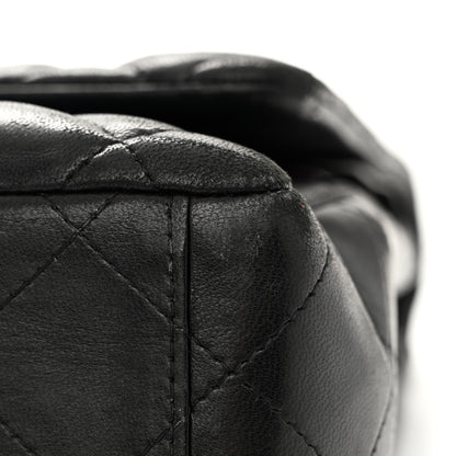 Chanel Lambskin Quilted Maxi Double Flap Black 11 of 11