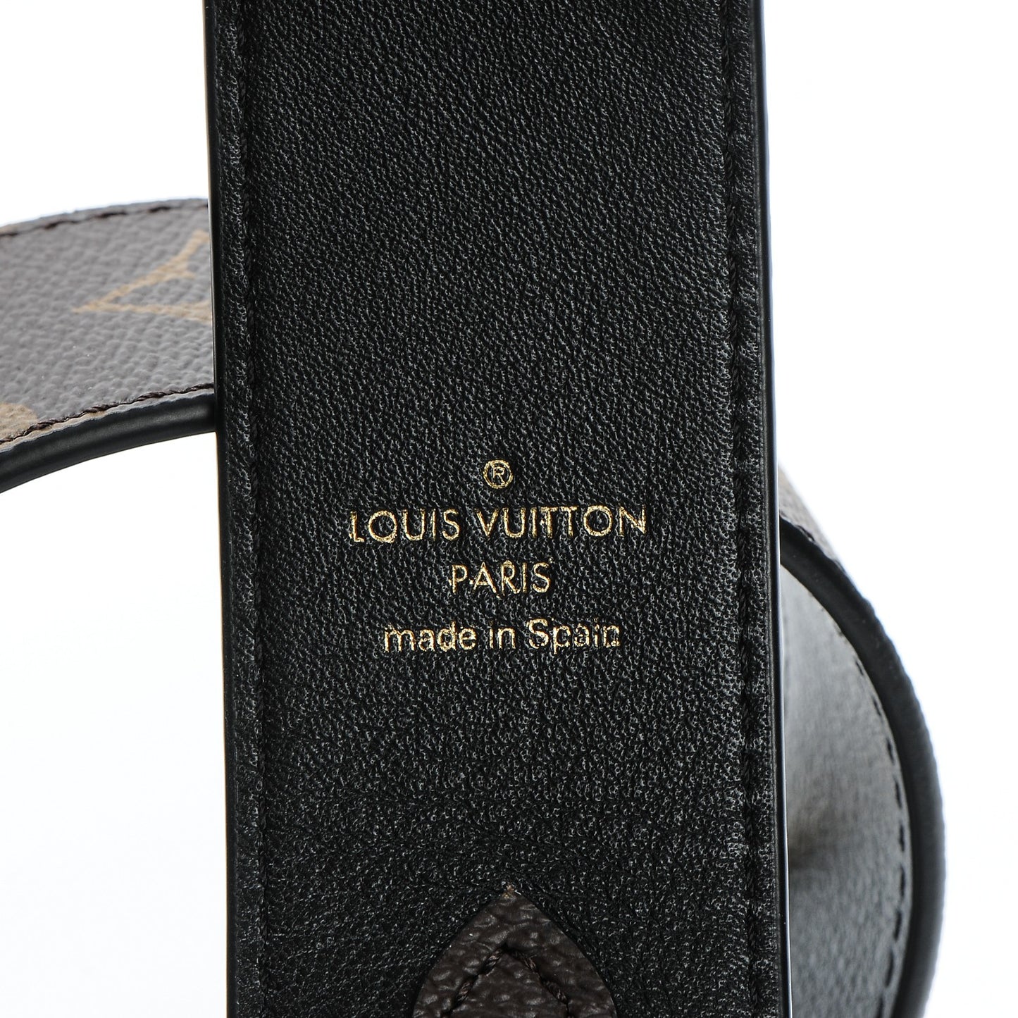 Monogram Bandouliere Shoulder Strap Black