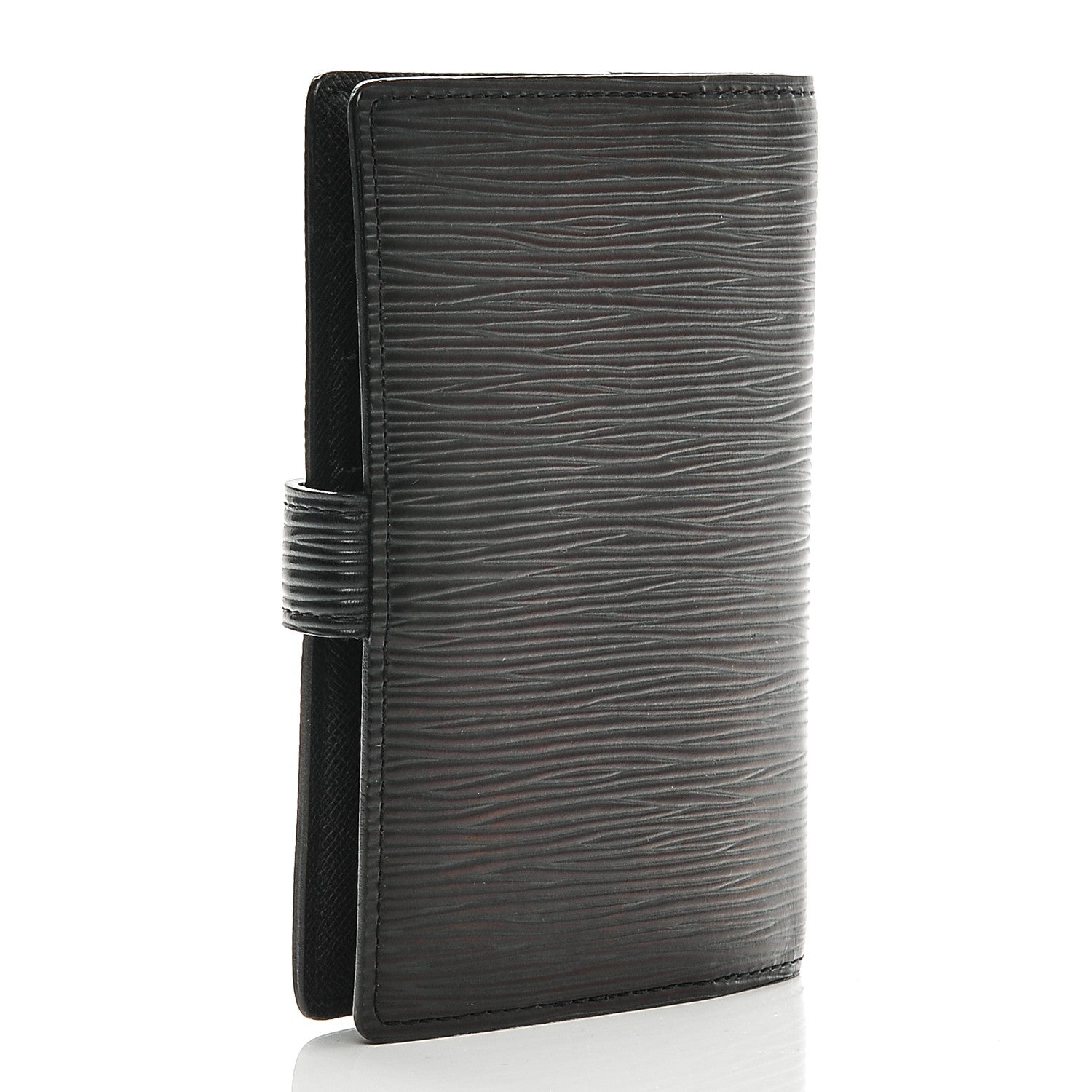Louis Vuitton Epi Small Ring Agenda Cover Black 3 of 6