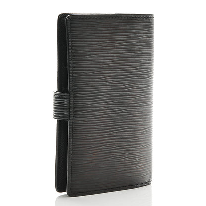 Louis Vuitton Epi Small Ring Agenda Cover Black 3 of 6