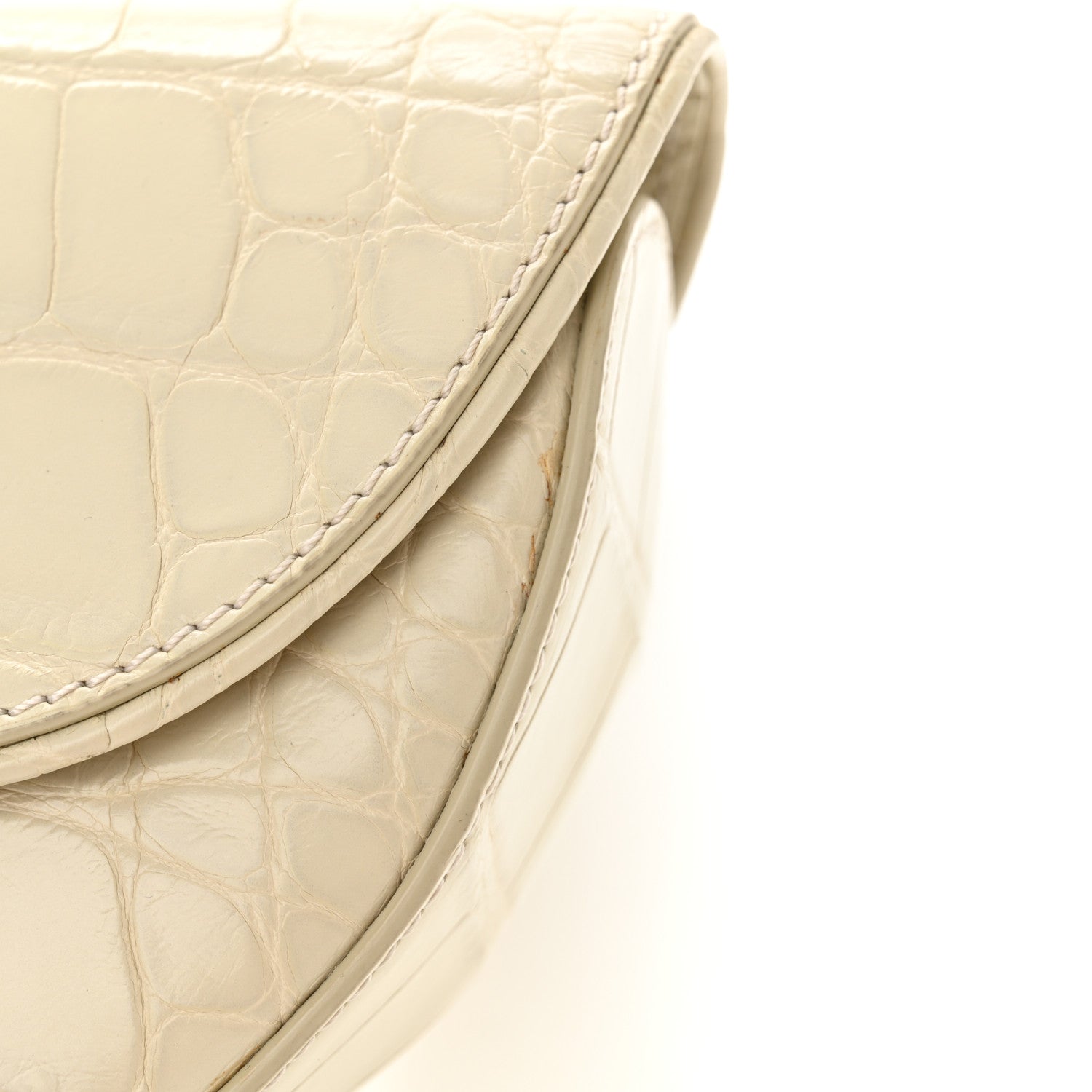 Christian Dior Crocodile Mens Saddle Bag 11 of 12