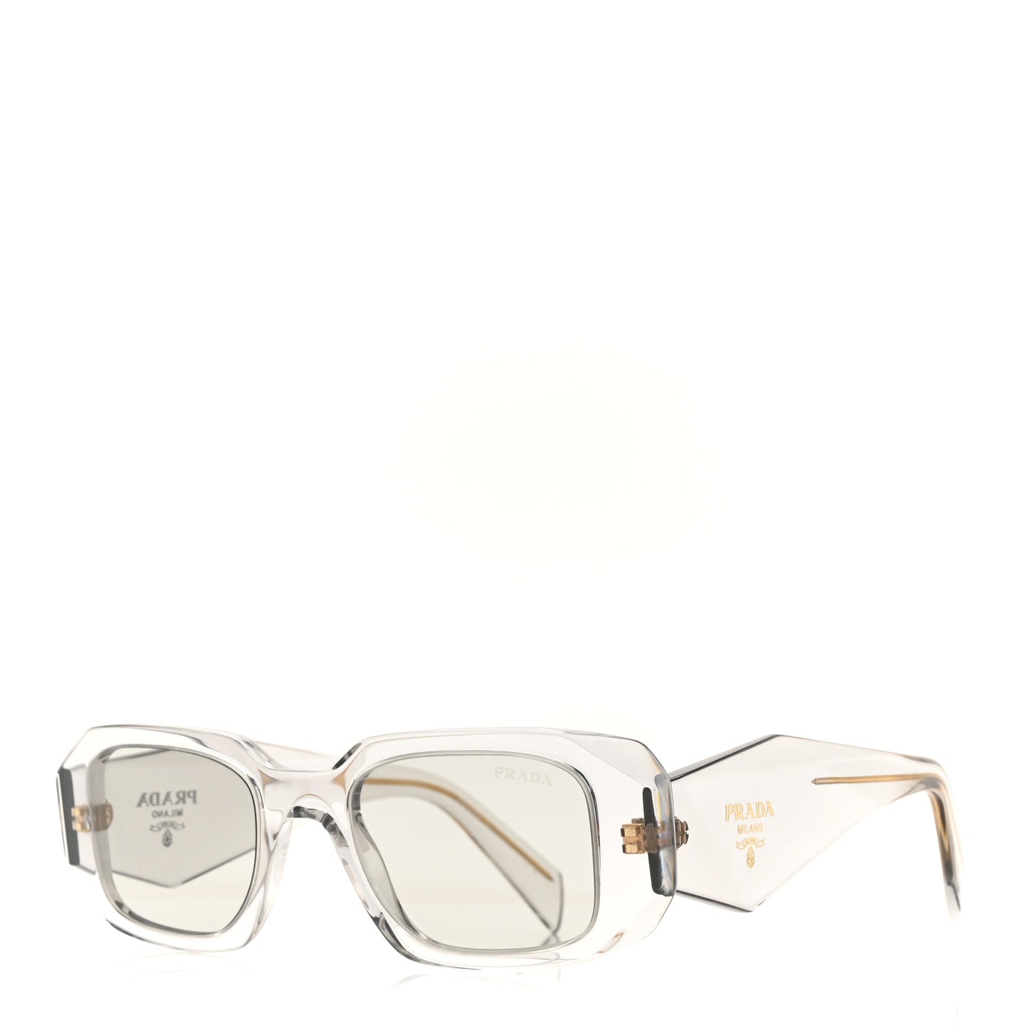 Acetate Symbole Sunglasses SPR 17W Transparent Gold