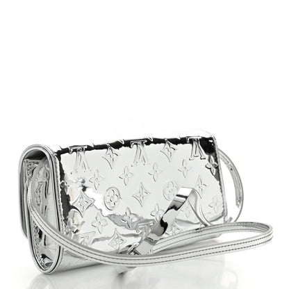 Louis Vuitton Monogram Miroir Pochette Twin Silver 3 of 9