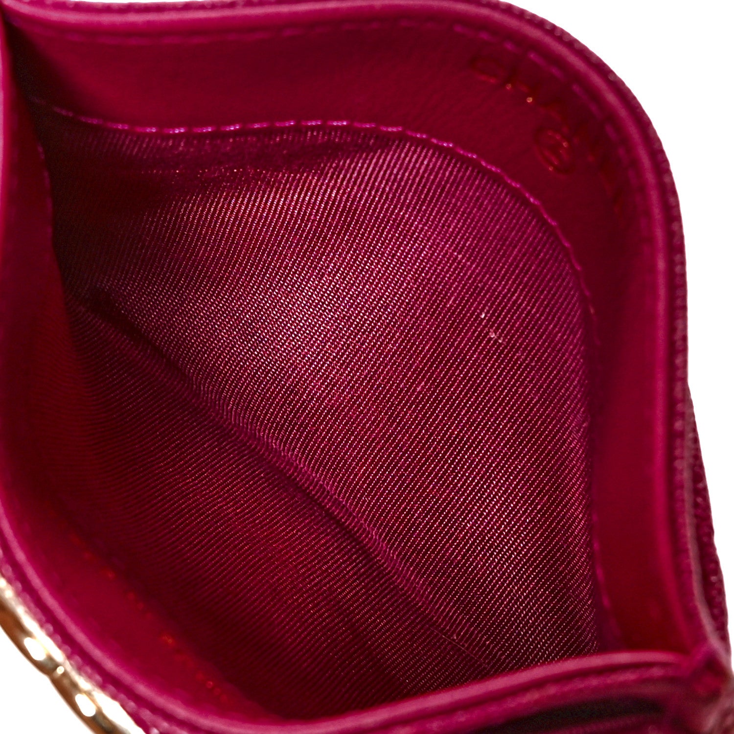 Chanel Caviar Quilted Boy Card Holder Fuchsia 5 of 8
