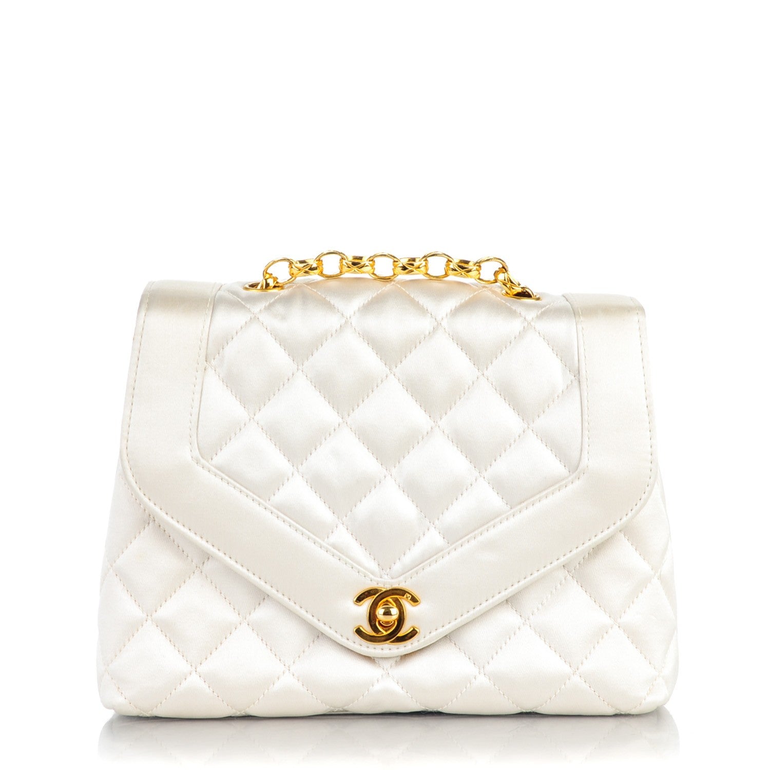 Chanel Satin Quilted Small Single Flap 1 of 9