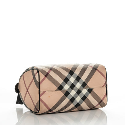 Burberry Nova Check Small Chester Bowling Bag Black 4 of 8
