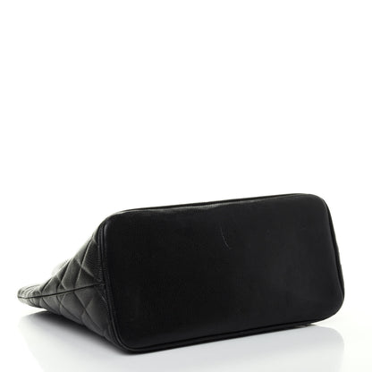 Chanel Caviar Quilted Medallion Tote Black 3 of 4