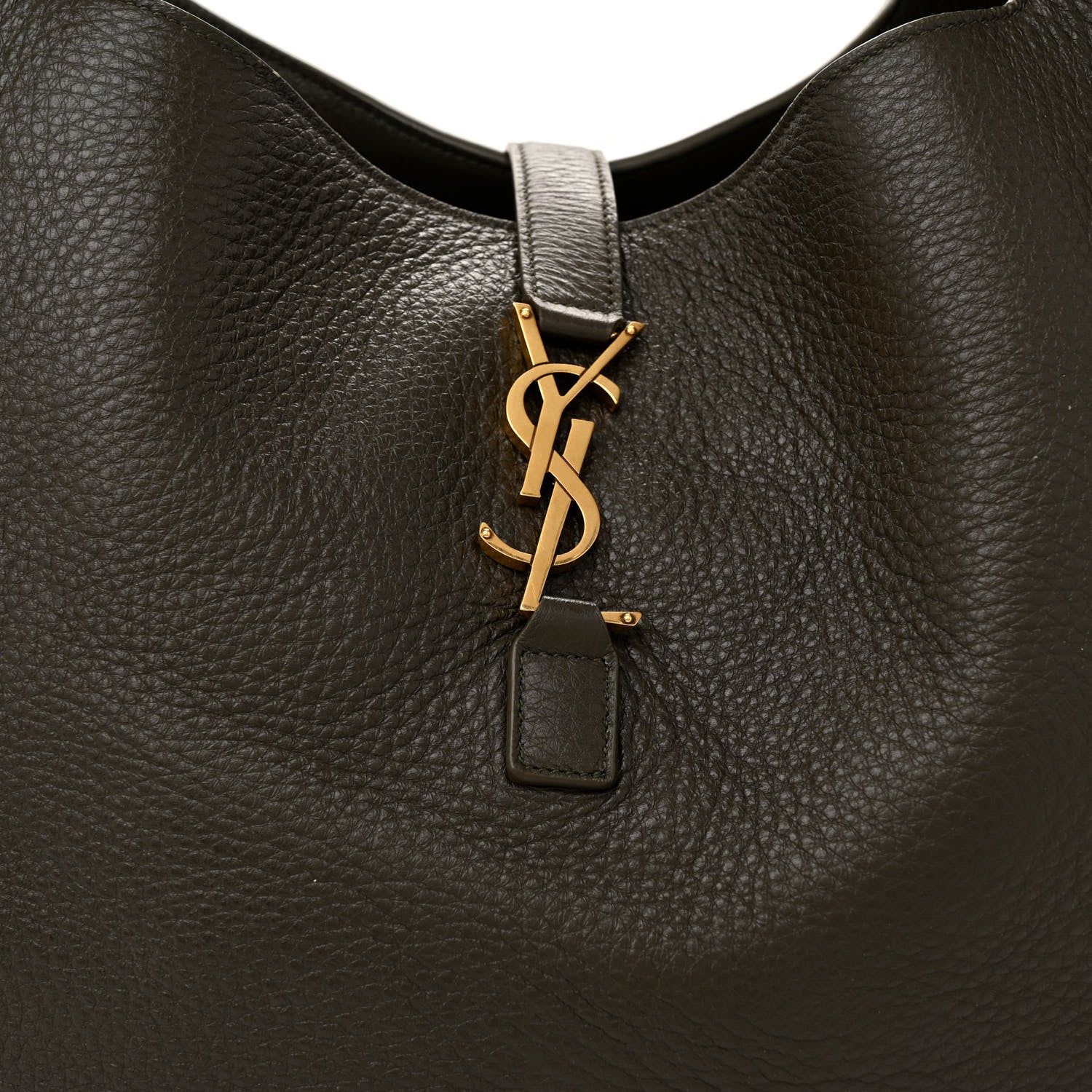 Saint Laurent Grained Deerskin Bea Tote Musk 8 of 12