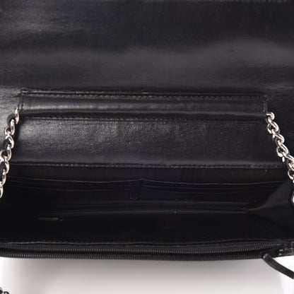 Chanel Caviar Timeless CC Wallet On Chain WOC Black 5 of 10