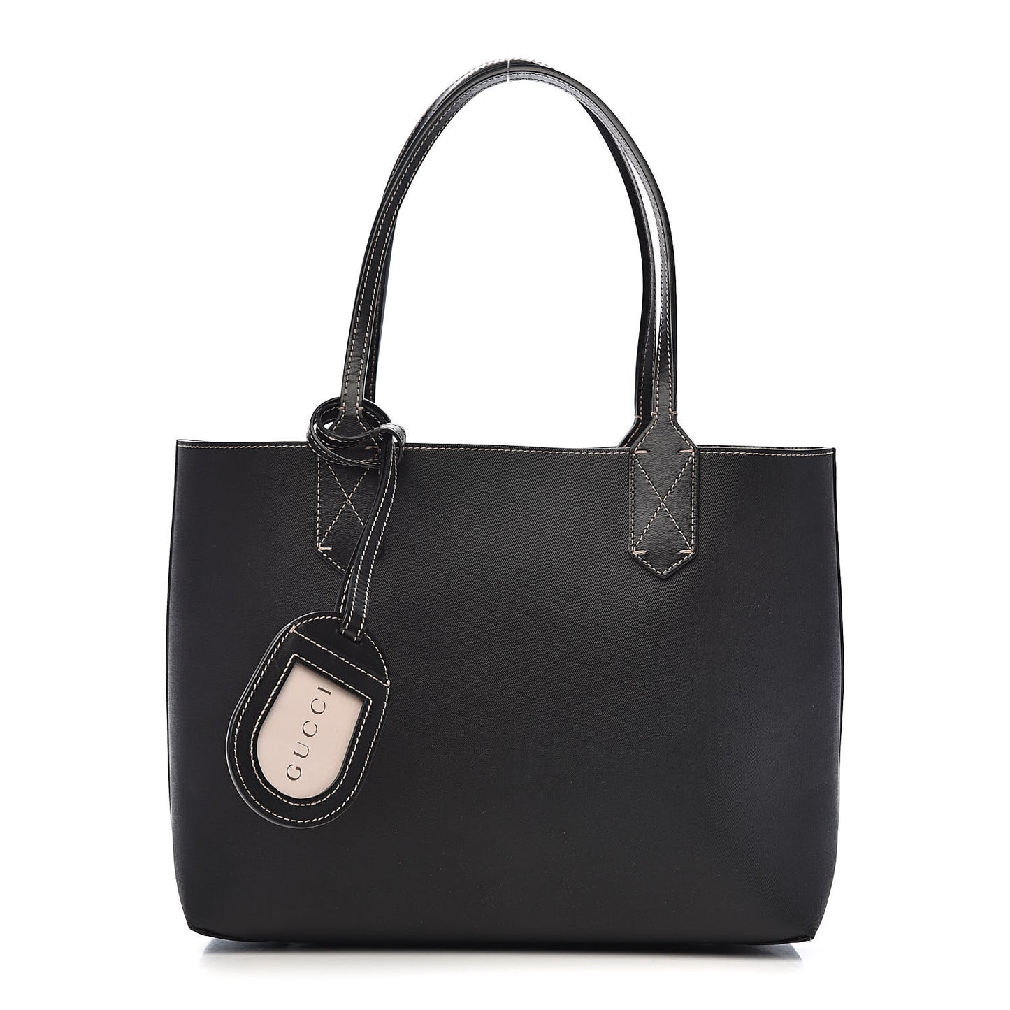 GG Supreme Monogram Small Reversible Tote Beige Black