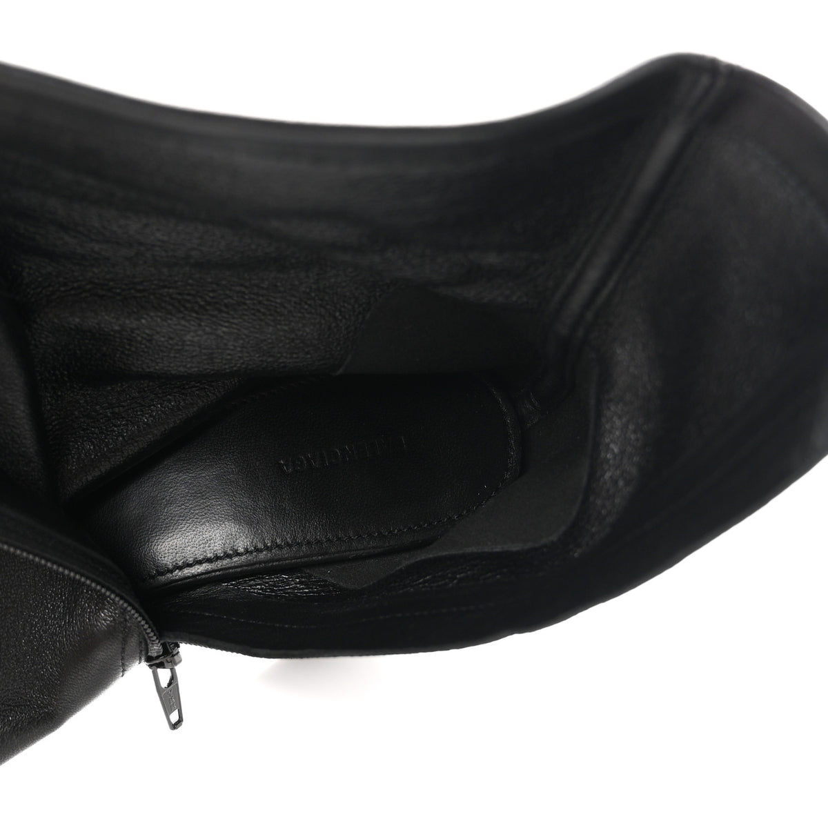 Shiny Soft Sheepskin Glove 80mm Ankle Boots 37.5 Black