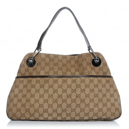 Gucci Monogram Medium Eclipse Shoulder Bag Ebony 1 of 8