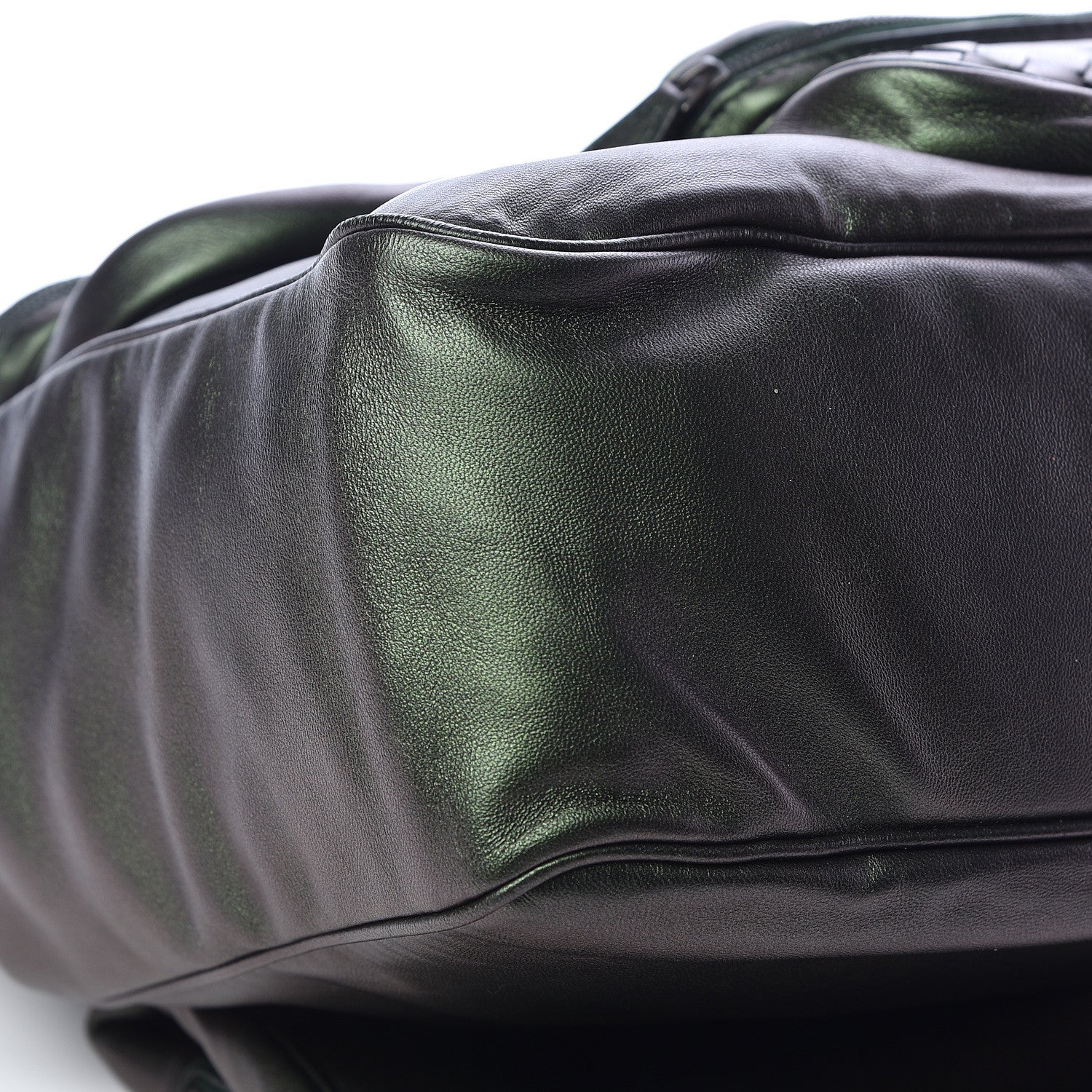 Bottega Veneta Iridescent Scarabee Multi Pocket Tote Green 9 of 13