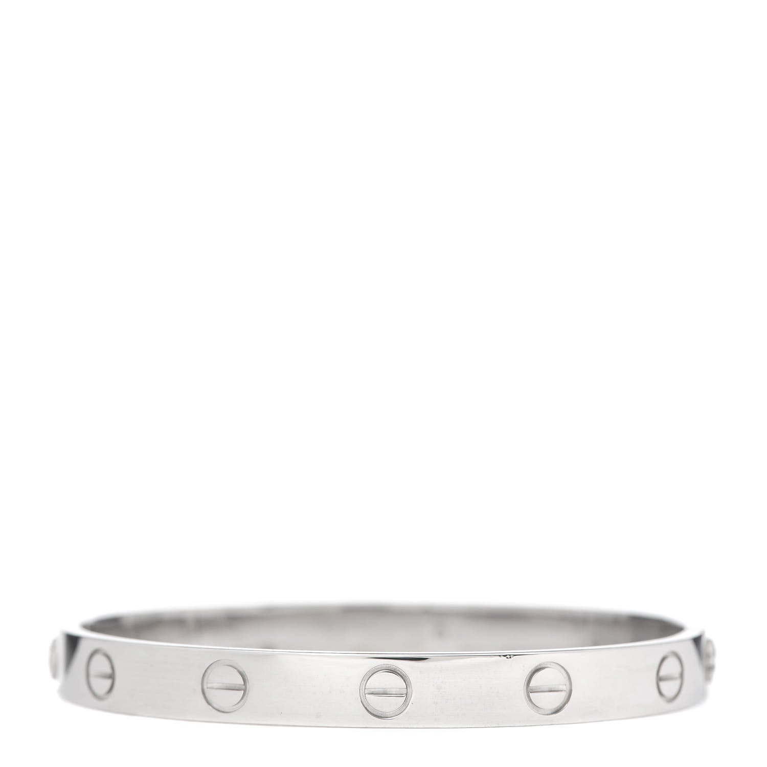 Cartier 18K White Gold LOVE Bracelet 16 3 of 5