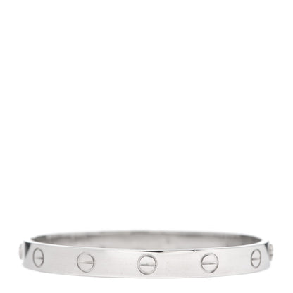 Cartier 18K White Gold LOVE Bracelet 16 3 of 5