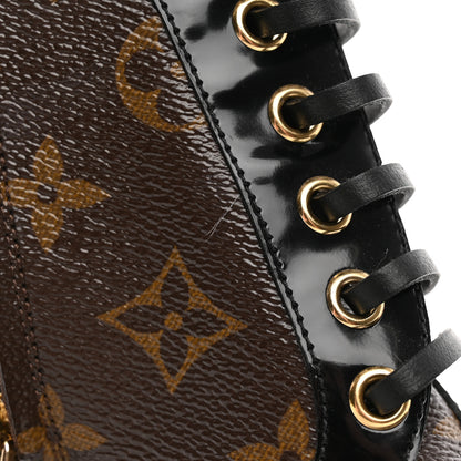 Louis Vuitton Patent Calfskin Monogram Star Trail Ankle Boots 36.5 Black 13 of 26