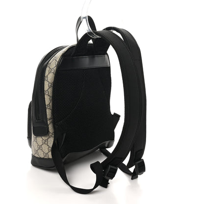 Gucci GG Supreme Monogram Small Eden Day Backpack Black 3 of 10
