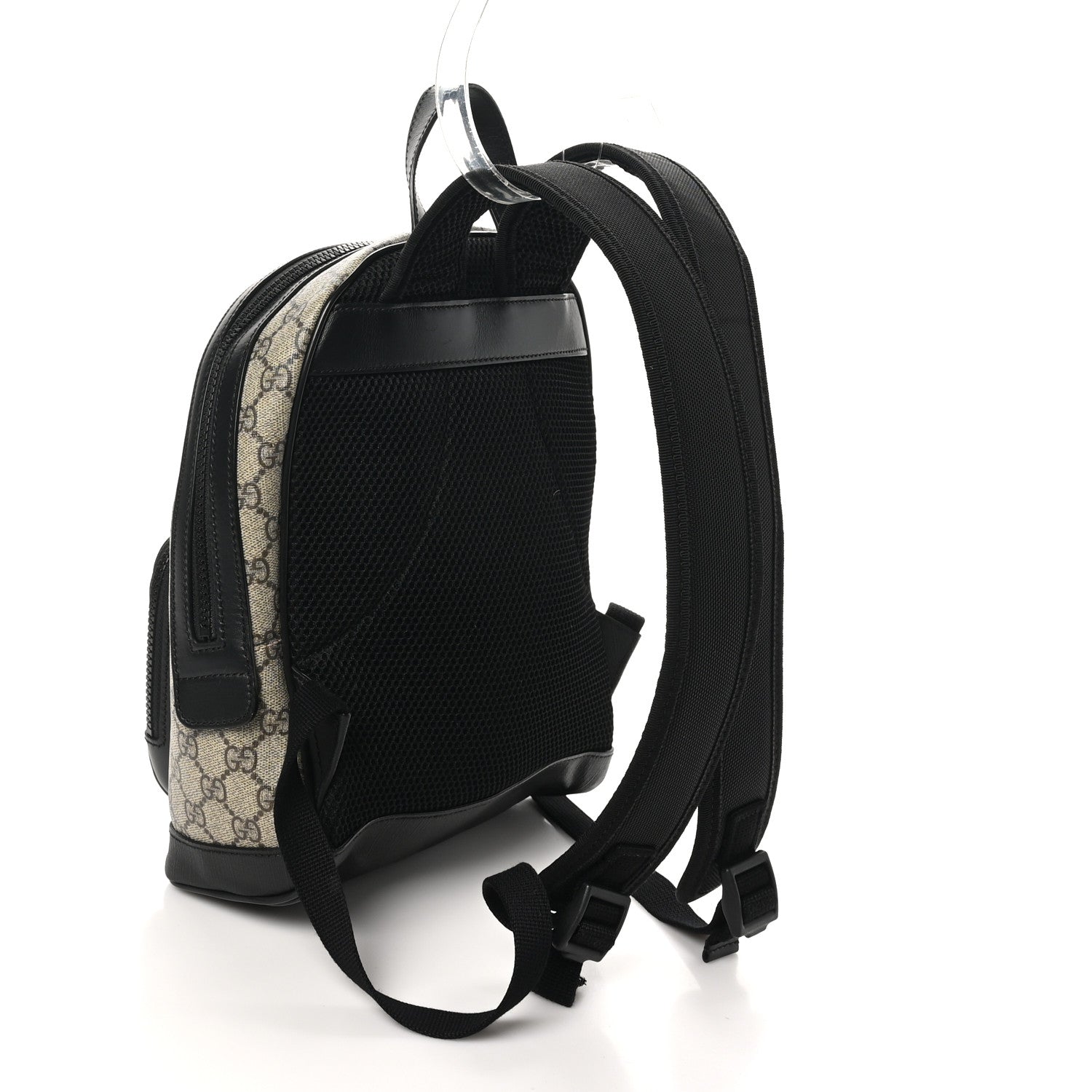 Gucci GG Supreme Monogram Small Eden Day Backpack Black 3 of 10