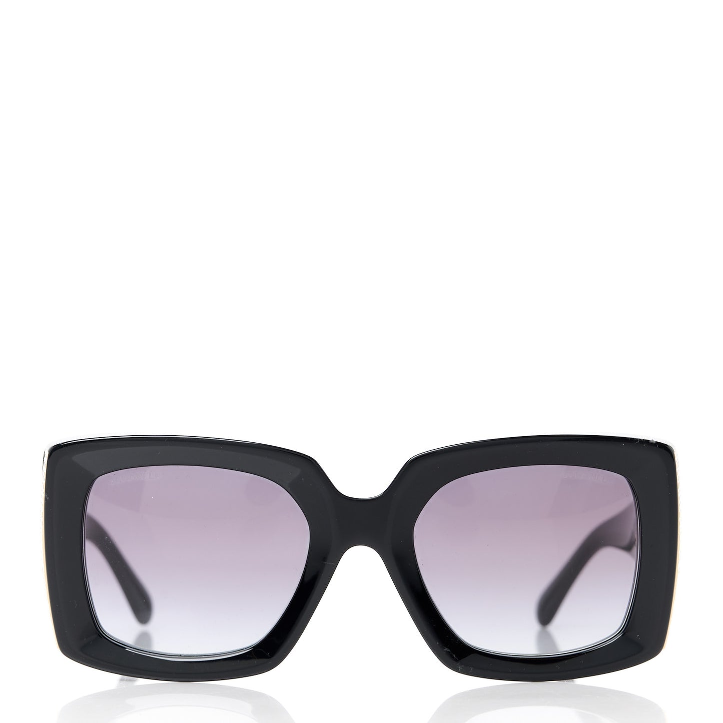 Acetate Rectangle Sunglasses 5435 Black