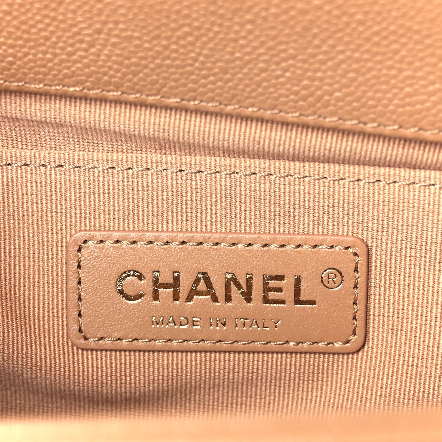 Chanel Caviar Quilted Medium Boy Flap Brown 6 of 11