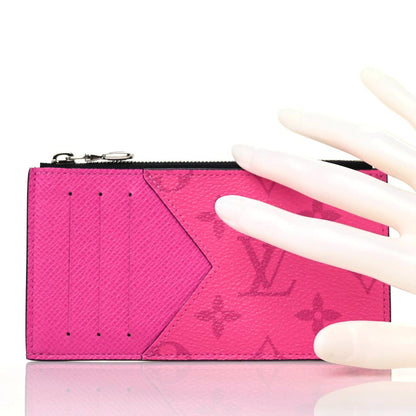 Louis Vuitton Taigarama Coin Card Holder Fuchsia 2 of 6