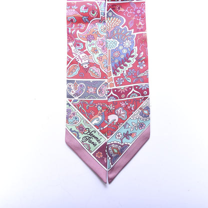 Hermes Silk Au Pays Des Oiseaux Fleurs Twilly 3 of 4