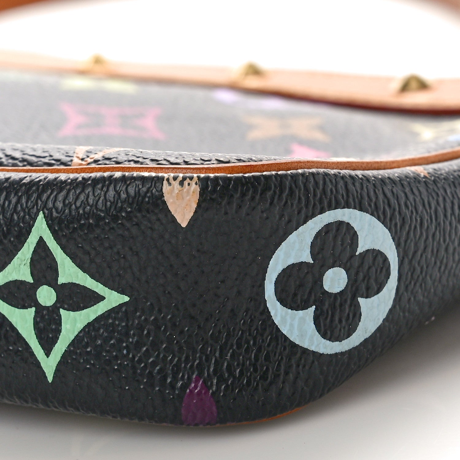 Louis Vuitton Monogram Multicolor Pochette Accessories Black 10 of 10