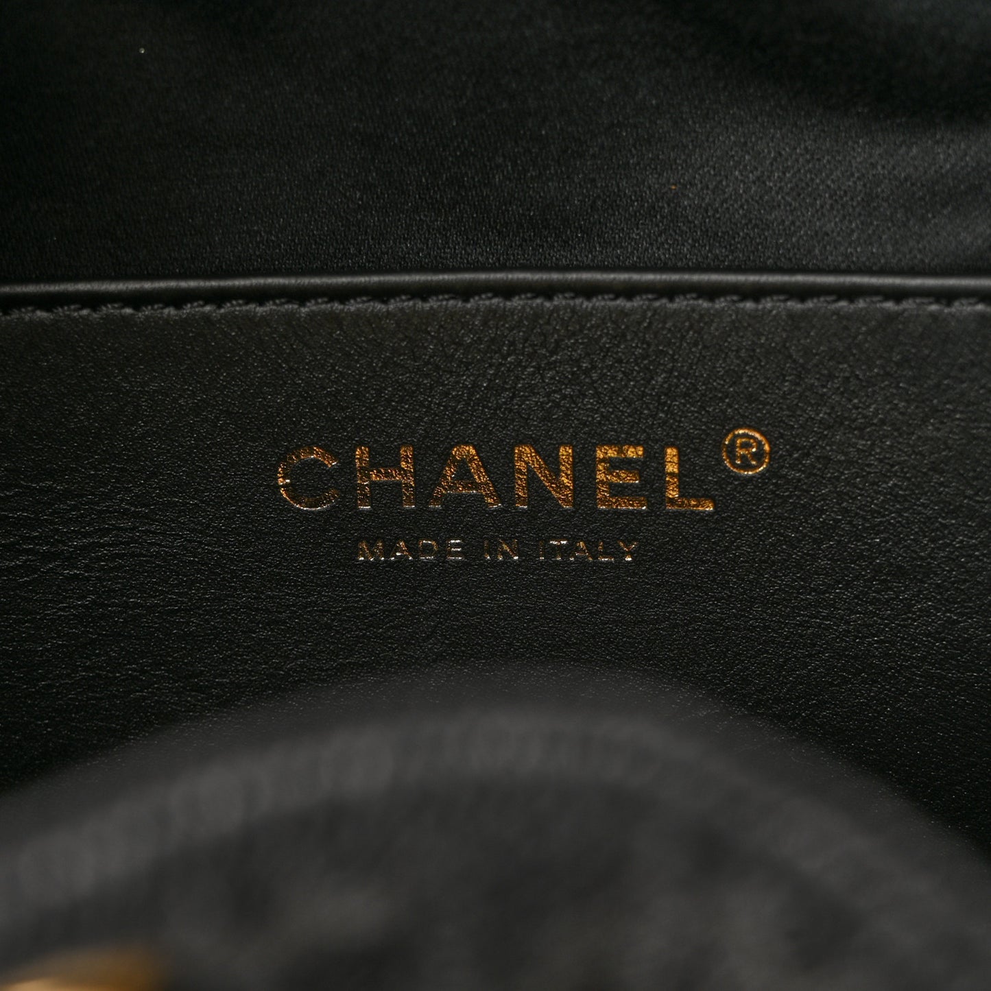 Washed Denim Quilted Small Chanel 25 Handbag Black