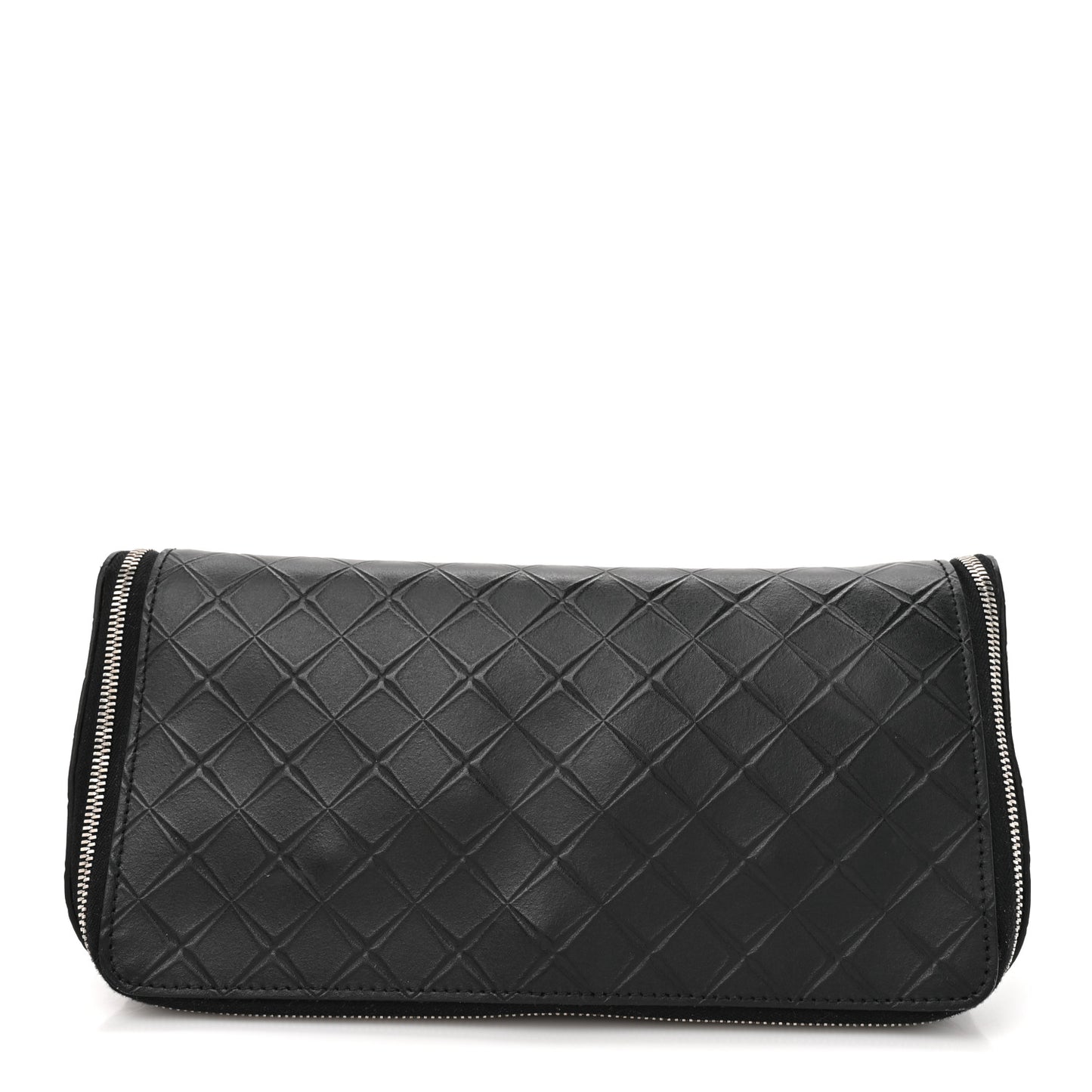 Calfskin Intarsio Toiletry Case Black