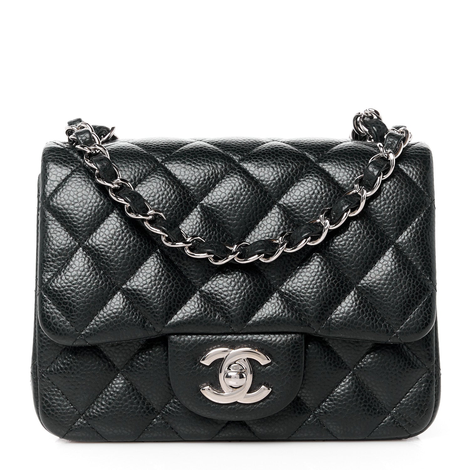 Chanel Caviar Quilted Mini Square Flap Black 1 of 12