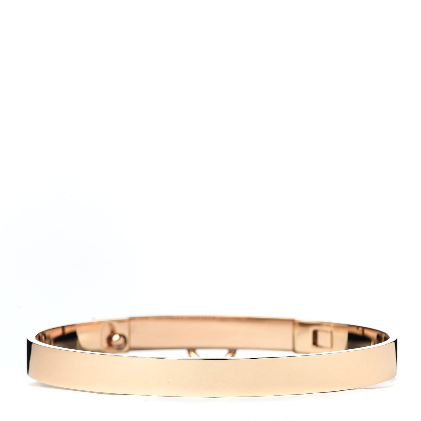 18K Rose Gold Diamond PM Collier De Chien Pave Bracelet SH