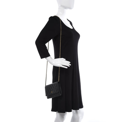 Chanel Caviar Quilted Wallet On Chain WOC Black 2 of 10