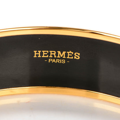Hermes Enamel Printed Wide Perspective Cavaliere Bracelet 62 3 of 4