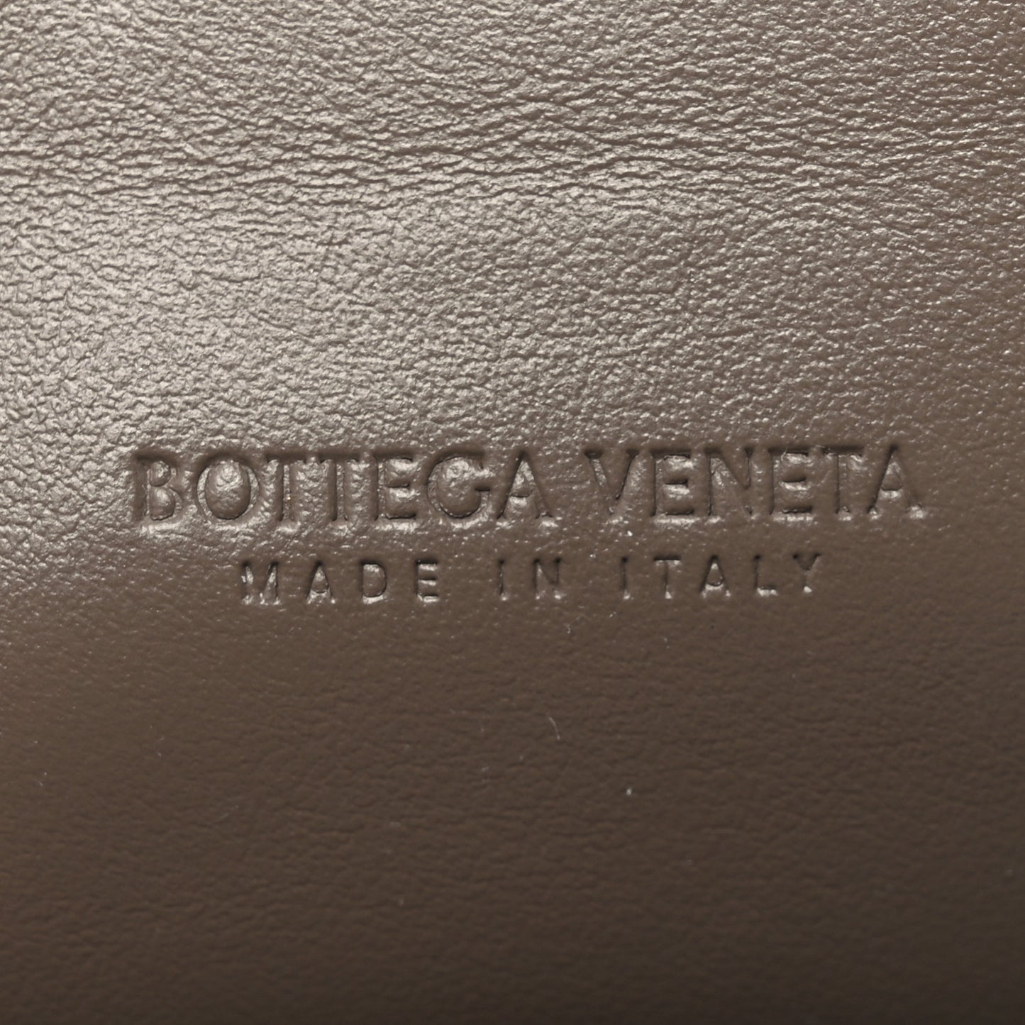 Nappa Maxi Intrecciato Card Holder Wallet Dark Taupe