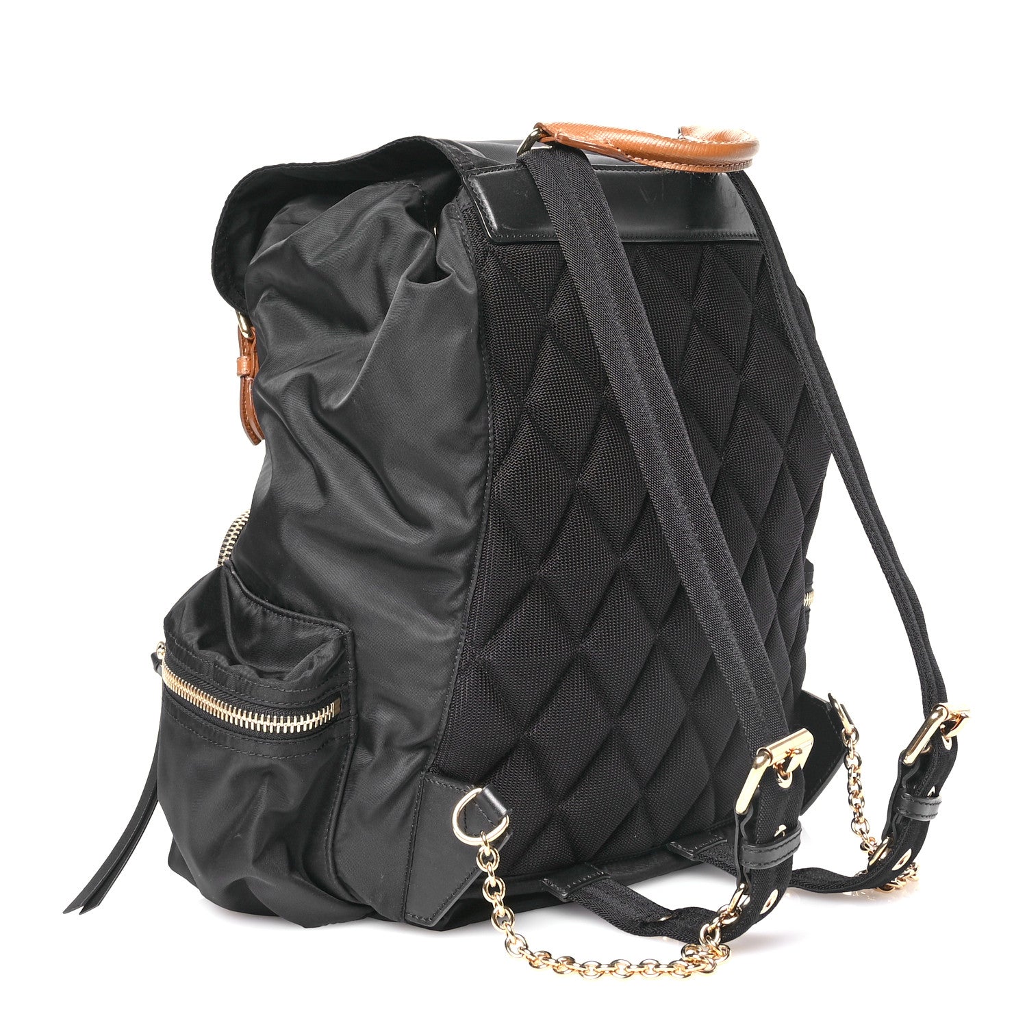 Burberry Nylon Large Rucksack Backpack Black 3 of 14