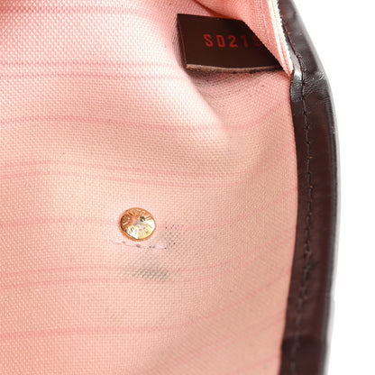 Louis Vuitton Damier Ebene Neo Neverfull MM Rose Ballerine 9 of 12